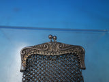 Sterling Silver Mesh Coin Purse circa 1900 1 troy ounce 3 1/2" x 2" (#6171)