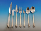 Damask Rose by Oneida Sterling Silver Flatware Set for 24 Service 188 pieces