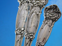 Carnation by Wallace Sterling Silver Flatware Service 8 Set Dinner 41 pcs