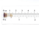 14k Yellow Gold 3.43ct TW Oval Genuine Natural Rhodolite Garnet Earrings #J6107