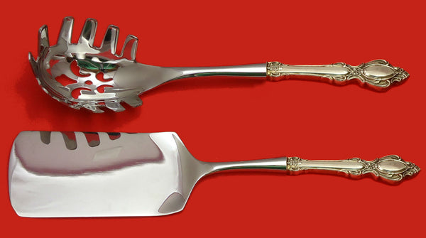 Lasting Grace by Lunt Sterling Silver Italian Pasta Server Set 2pc HHWS  Custom