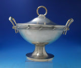 Louis XIV by Gorham Sterling Silver Tureen Stippled w/Gold Ribbon #195 F (#5591)
