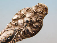 Old Orange Blossom by Alvin Sterling Silver Tomato Server Pierced w/ Blossoms