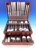 Irish Rib by James Robinson Sterling Silver Flatware Dinner Service 8 Set 58 pc