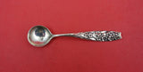 Flora by Shiebler Sterling Silver Salt Spoon Master w/ forget me not  3 7/8"