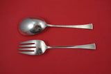 Serenity by International Sterling Silver Salad Serving Set 2pc FH AS 9 1/4"