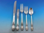 Brocade by International Sterling Silver Flatware Set For 8 Service 53 Pieces