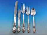 Brocade by International Sterling Silver Flatware Set For 8 Service 53 Pieces