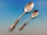 Royal Rose by Wallace Sterling Silver Flatware Set for 6 Service 34 Pieces