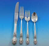 Brocade by International Sterling Silver Flatware Set for 12 Service 48 pcs
