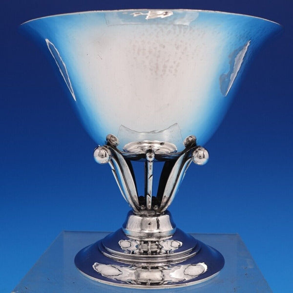 Georg Jensen Sterling Silver Compote Raised Flared Rim #17B 5" x 5 3/4" (#7818)