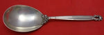 Acorn by Georg Jensen Sterling Silver Salad Serving Spoon Applied Hammered