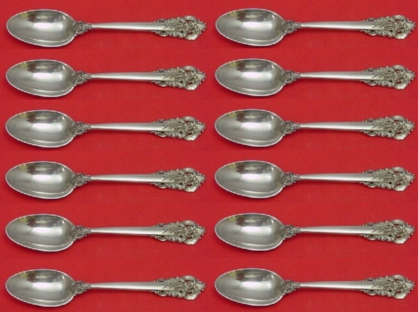 Grande Baroque by Wallace Sterling Silver Teaspoon 6 1/4" Set of 12 pieces