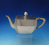 Vincenz Carl Dub Austrian .800 Silver Tea Set 3pc Art Deco Style (#5391)