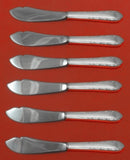 Moonglow by International Sterling Silver Trout Knife Set 6pc Custom Made 7 1/2"