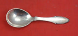 Beaded by Georg Jensen Sterling Silver Tea Caddy Spoon 3 castles 1923  4 1/2"