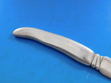 Lap Over Acid Etched by Tiffany Sterling Silver Fish Knife HH AS Wave Motif 8"
