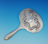 C.J. Co. Chinese Export Sterling Silver Dresser Set 4pc with Dragons (#3568)