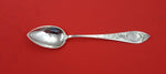 Norwegian Sterling Silver Coffee Spoon brite-cut frosted by Th. Ystade 5"