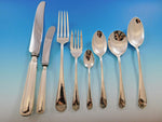 Saxon by Birks Canada Sterling Silver Flatware Set 8 Service 66 pcs Dinner