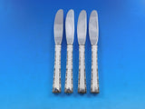 Madrigal by Lunt Sterling Silver Butter Spreader HH Modern 6 1/8" Set of 4