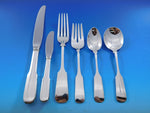 Old English Tipt by Gorham Sterling Silver Flatware Set 8 Service 50 pcs Dinner