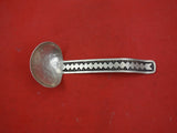 James Fox Indigenous Sterling Silver Gravy Ladle Hand Wrought Hammered 7 1/4"