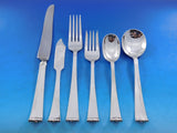 Modern Georgian by Allan Adler Sterling Silver Flatware Set Service 57 pc Dinner