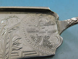 Arlington by Towle Sterling Silver Fish Serving Set w/ Japanese Castle BC Floral