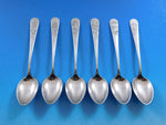 Japanese Sterling Silver .950 Demitasse Spoons with Engraved Scenes Set of 6