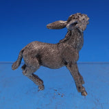 Buccellati Italian Sterling Silver Donkey Figurine 2 1/4" x 2 1/2" (#0312)