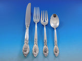 Rose Elegance by Lunt Sterling Silver Flatware Set for 8 Service 51 pieces