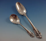 Grande Baroque by Wallace Sterling Silver Flatware Set 12 Service Dinner 53 Pcs