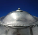 AFH Danish Sterling Silver Tea Pot with Swags Leaves Flowers Wood Handle (#5499)