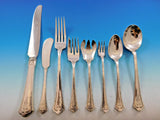 Carmel by Wallace Sterling Silver Flatware Service 12 Dinner Set 108 pcs F Mono