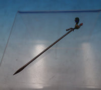 Sterling Silver Cocktail Pick with Rooster and Enamel 3 1/4" (#6853-2)