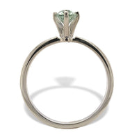 14k White Gold 1.08 Carat Genuine Natural Montana Sapphire Ring Unheated #J7177