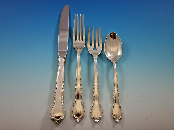 Mignonette by Lunt Sterling Silver Flatware Set for 12 Service 53 pieces
