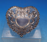 Gorham Sterling Silver Candy Dish Heart Shape Pierced Bows Scrolls 966 (#7442)