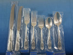 Milburn Rose Westmorland Sterling Silver Flatware Set Service 56 pcs Dinner New