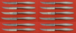 Diamond by Reed and Barton Sterling Silver Steak Knife Custom Set 12 pcs 8 1/2"