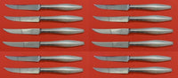 Diamond by Reed and Barton Sterling Silver Steak Knife Custom Set 12 pcs 8 1/2"