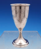 Judaica Sterling Silver Seder Cup with Star of David 3 5/8" x 1 5/8" (#9047)