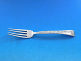 Lap Over Acid Etched by Tiffany Sterling Silver Dessert Junior Fork 6 1/4 Leaves