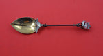 Morning Glory by Gorham Sterling Silver Sugar Spoon GW 3-D Art Silver 7"