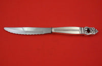 Royal Danish by International Sterling Silver Steak Knife serrated honed 7 3/4"