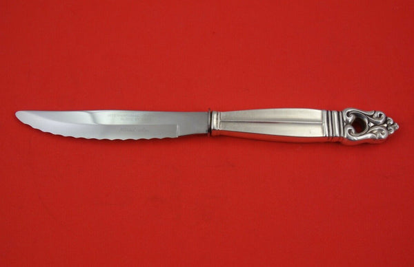 Royal Danish by International Sterling Silver Steak Knife serrated honed 7 3/4"
