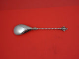 German Sterling by Various Makers Preserve Spoon GW .800 silver twisted 8 1/8"
