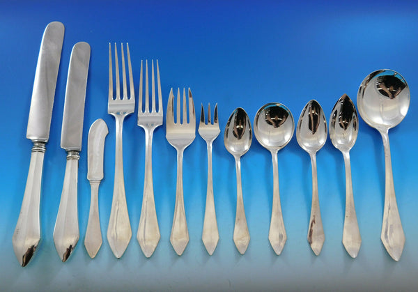 Chatham by Durgin Sterling Silver Flatware Set For 8 Service 109 Pieces Dinner