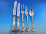 Carnation by Wallace Sterling Silver Flatware Service 8 Set Dinner 41 pcs